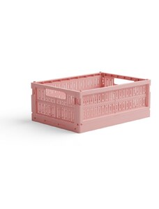 Skládací přepravka midi Made Crate - candyfloss pink
