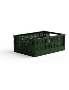 Skládací přepravka midi Made Crate - racing green