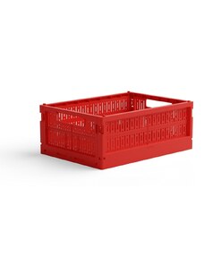 Skládací přepravka midi Made Crate - so bright red