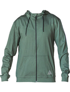 ZELENÁ SPORTOVNÍ MIKINA JOMA INDOOR GYM ZIP-UP HOODIE Khaki