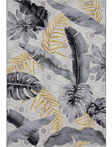 Hanse Home Collection koberce Kusový koberec Flair 105612 Gold Leaves Multicolored – na ven i na doma