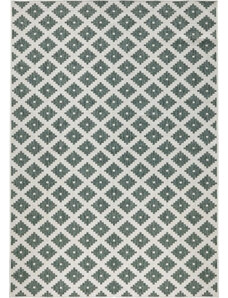 NORTHRUGS - Hanse Home koberce Kusový koberec Twin-Wendeteppiche 103125 grün creme – na ven i na doma