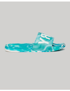 SUPERDRY D2 SDRY MARBLE VEGAN POOL SLIDE BOTY DÁMSKÉ