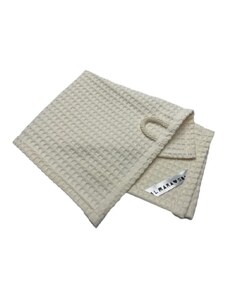 Textilní ručník z BIO bavlny - krémový | Almara Soap