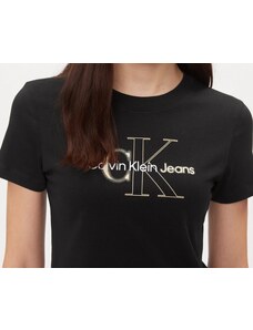 Calvin Klein dámské tričko černé J20J222639 Barva: černá, Velikost: M
