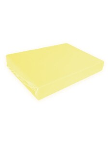 Napínací prostěradlo MICRO satén Barva: Žlutá, Rozměr: 90x200 cm