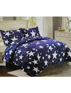 Sofy Přehoz na postel 200x240 - Modré hvězdy