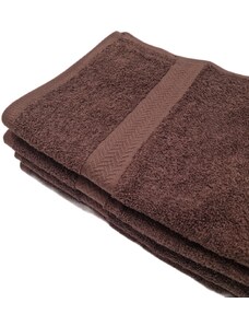 Cnm textil Froté ručník Berta 50x100cm tm.hnědý