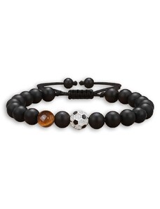 Pánský Shamballa náramek z achátu a tygřím okem Planet Shop