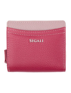 SEGALI Kožená peněženka SG-7544 magenta/cameo rose