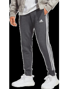 Pánské kalhoty Adidas Essentials Tapered Cuff 3S tmavě šedé