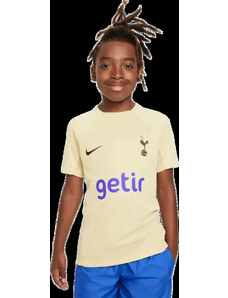 Dětské tréninkové tričko Nike Tottenham Hotspur 23/24 Strike béžové