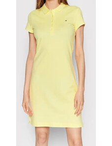 Žluté šaty s límečkem Tommy Hilfiger
