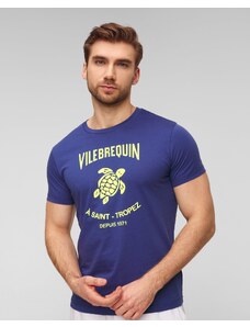 Tmavě modré pánské tričko Vilebrequin Portisol