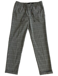Pánské šedé kárované kalhoty H&M