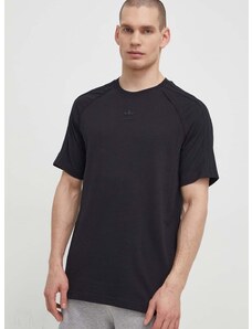 Bavlněné tričko adidas Originals černá barva, s potiskem, IR9450