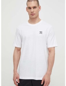 Bavlněné tričko adidas Originals Essential Tee bílá barva, s potiskem, IR9691
