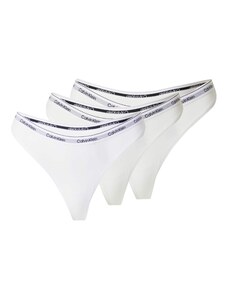 Calvin Klein Underwear Tanga černá / bílá / přírodní bílá