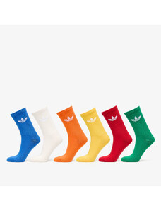 adidas Originals Pánské ponožky adidas Trefoil Cushion Crew Sock 6-Pack Multicolor