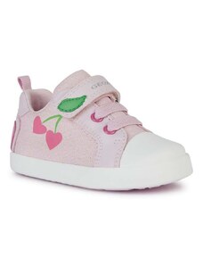 Dětské sneakers boty Geox KILWI růžová barva