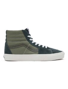 Kecky Vans SK8-Hi pánské, zelená barva, VN000CMXCX11