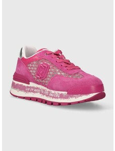 Sneakers boty Liu Jo AMAZING 23 růžová barva, BA4001PX303S3192