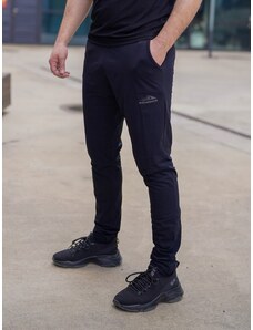 NEYWER Pánské silně zateplené funkční elastické sportovní kalhoty černé UPK600