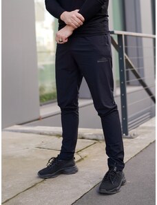 NEYWER Pánské funkční elastické sportovní kalhoty černé EPK600