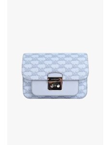 Michael Kors SLOAN editor MD flap messenger jacquard dámská kabelka pale blue multi