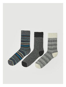 LC Waikiki 3-Pack Men's Printed Socks