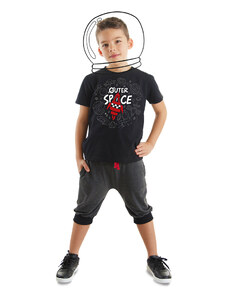 mshb&g Space Rocket Boy T-shirt Capri Shorts Set