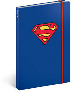 Presco Notes Superman – Symbol, linkovaný, 13 × 21 cm