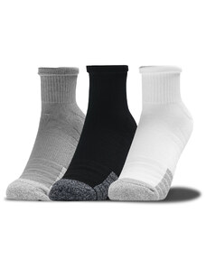 Pánské ponožky Under Armour Heatgear Quarter 3-Pack Gray