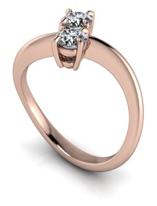 Salaba Diamantový zásnubní prsten DEMI 122935 54mm