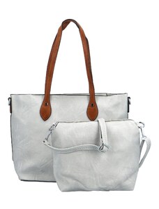 Dámská kabelka na rameno šedá - Romina & Co Bags Morrisena šedá