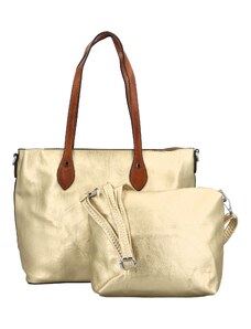 Dámská kabelka na rameno zlatá - Romina & Co Bags Morrisena zlatá