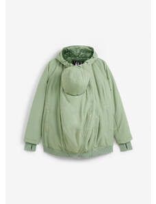 bonprix Těhotenská nosicí/zimní bunda Zelená