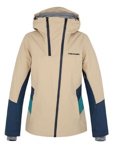 Dámská lyžařská zimní bunda Hannah NAOMI safari/midnight navy