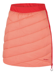 Dámská oboustranná zimní sukně HUSKY Freez L light orange/red
