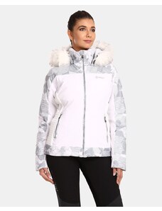Dámská lyžařská bunda s integrovaným vyhříváním KILPI LENA-W Bílá