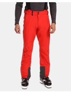 Pánské softshellové lyžařské kalhoty Kilpi RHEA-M Červená