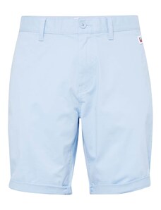 Tommy Jeans Chino kalhoty 'SCANTON' světlemodrá / červená / bílá