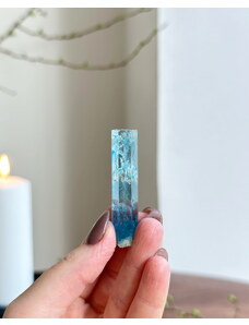 Gaia Crystal Akvamarín krystal ukončený Vietnam 10,8g AAA