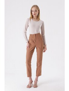 HAKKE High Waist Double Flare Trousers