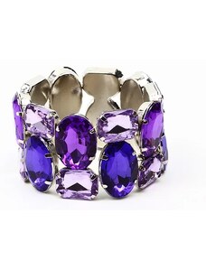 China Jewelry Náramek krystaly - fialový