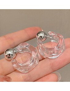 China Jewelry Naušnice kroužky čiré