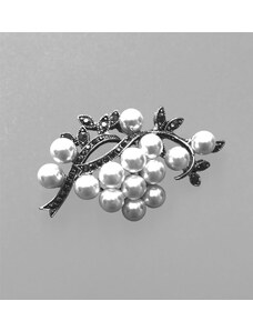 China Jewelry Brož větvička s perličkami