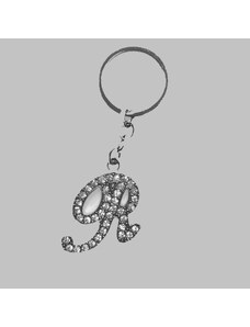 China Jewelry Přívěsek na klíče s krystalky písmeno "R"