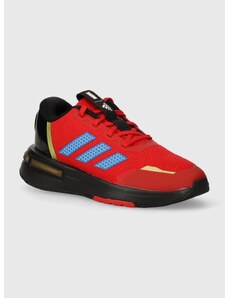 Dětské sneakers boty adidas MARVEL IRN Racer K červená barva