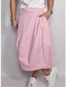 Voga Móda Růžová balónová sukně IMPRESS
